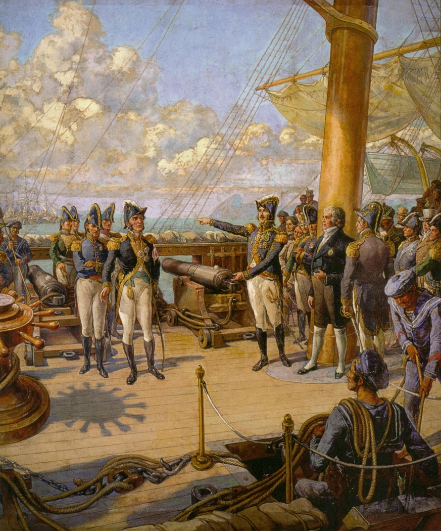 Príncipe Regente Dom Pedro e Jorge de Avilez a Bordo da Fragata União