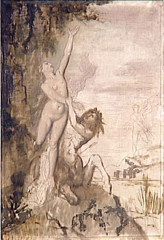 Rape of Deianira by Gustave Moreau