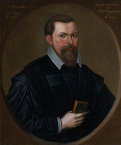 Rev. Robert Rollock, c 1555 - 1599. First Principal of The University of Edinburgh by Anonymous