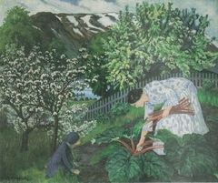 Rhubarb by Nikolai Astrup