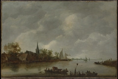 River View with a Village Church