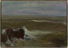 Rough sea by Władysław Ślewiński