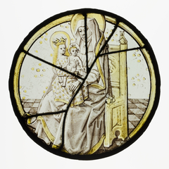 Roundel with Saint Anne with the Virgin and Child