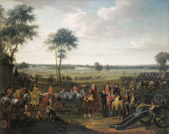 Royal Artillery in the Low Countries, 1748 by Attributed to David Morier
