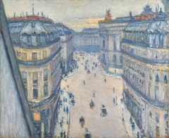 Rue Halévy, vue du sixième étage by Gustave Caillebotte