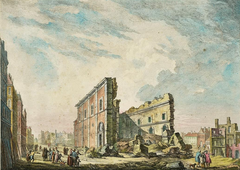 Ruins of St. Paul's Church after the 1755 earthquake