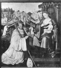 Saint Bernardus before the Virgin and Child
