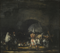 Scene of Disciplines by Francisco de Goya