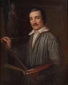 Self portrait, Erik Wahlbergson (1808-1865), artist by Erik Wahlbergson