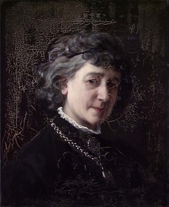 Self-Portrait by Johanne Mathilde Dietrichson
