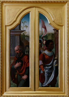 St Joseph and King Balthazar by Pieter Coecke van Aelst