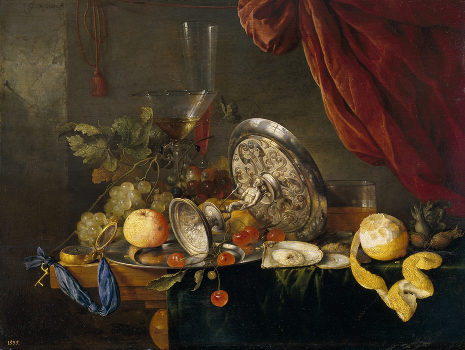 a banquet still life by jan davidsz de heem