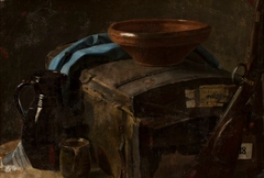 Still-life with a coffer.