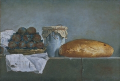 Still Life with Fruit and Bread by Henri-Horace Roland Delaporte