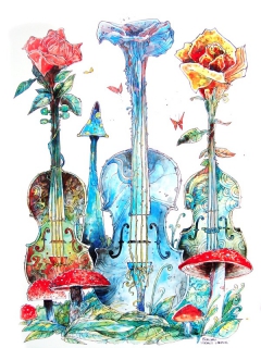 Strings garden by Luis Bencomo
