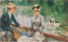 Summer's Day (The Lake in the Bois de Boulogne) by Berthe Morisot