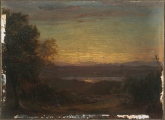 Sunset from Olana by Frederic Edwin Church