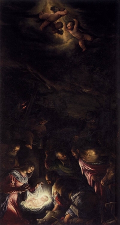 The Adoration of the Shepherds by Jacopo Bassano