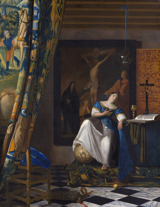 The Allegory Of Faith Johannes Vermeer Artwork On USEUM   The Allegory Of Faith Johannes Vermeer 1670 7f76e65c 