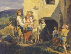 The bailout by Ferdinand Georg Waldmüller