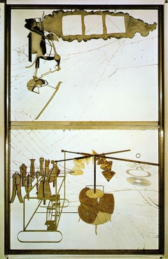 The Bride Stripped Bare by Her Bachelors, Even (The Large Glass) by Marcel Duchamp