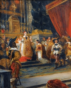 The Cardinal de Richelieu Saying Mass in the Church of the Palais Royal