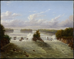 The Falls of St. Anthony by Seth Eastman