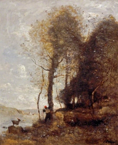 The Goatherd by Jean-Baptiste-Camille Corot