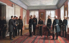 "The Introduction of the Captive Osman Pasha to Alexander II at Plevna"