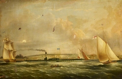 The paddle steamer 'Venus' by Richard Ball Spencer