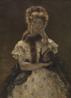 The Parisian Sphinx by Alfred Stevens