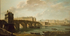 The Pont Neuf and the Samaritaine by Nicolas-Jean-Baptiste Raguenet
