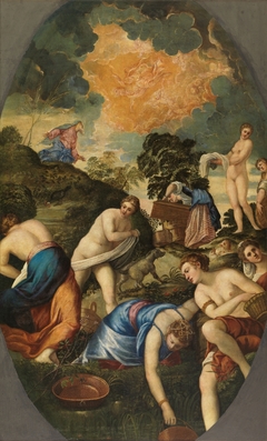 The Purification of the Midianite Virgins by Jacopo Tintoretto