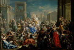 The Rape of the Sabine women by Johann Georg Platzer