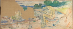 The Researchers: Study for a Seated Boy by Edvard Munch