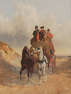 The Royal Mail Coach on the Road by John Frederick Herring