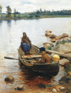 The Savo Boat by Eero Järnefelt