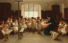 The sewing class by John Morgan