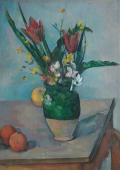 The Vase of Tulips by Paul Cézanne