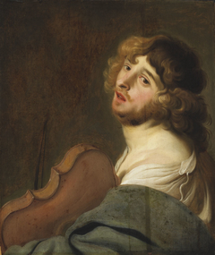 The Violinist (The Allegory of Hearing) by Jacob Adriaensz Backer