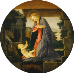 The Virgin Adoring the Child by Sandro Botticelli