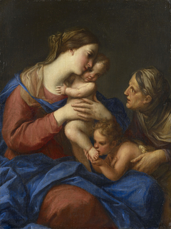 The Virgin and Child with Saint Elizabeth and Saint John the Baptist by Marcantonio Franceschini