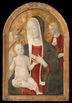 The Virgin and Child with Saints Jerome and Mary Magdalene by Benvenuto di Giovanni