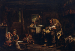 The widower by Luke Fildes