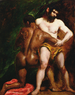 The Wrestlers by William Etty