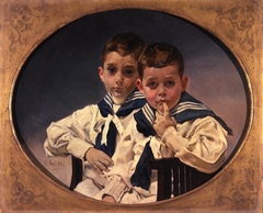 The Young Counts of Lérida by Joaquín Sorolla