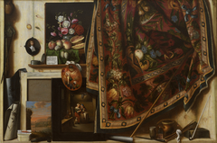 Trompe l'oeil. A Cabinet in the Artist's Studio by Cornelius Norbertus Gijsbrechts
