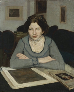 Portret Julii Paszkiewiczowej by Konrad Krzyżanowski