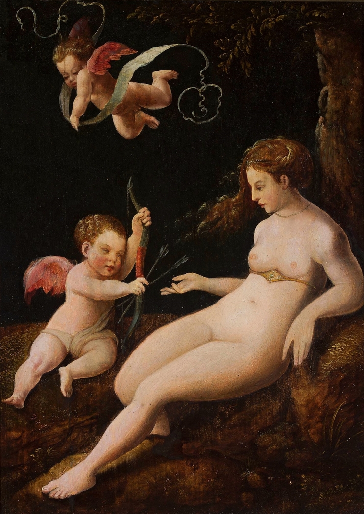 Venus and Cupid.