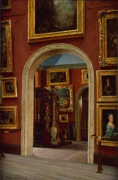 View of a Gallery in the Museum of Fine Arts, Copley Square by Enrico Meneghelli